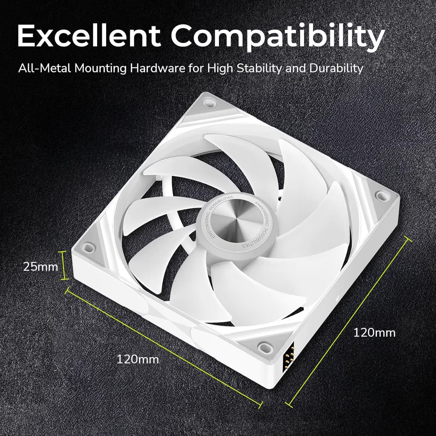 TRYX ROTA SL 120mm White Addressable RGB image