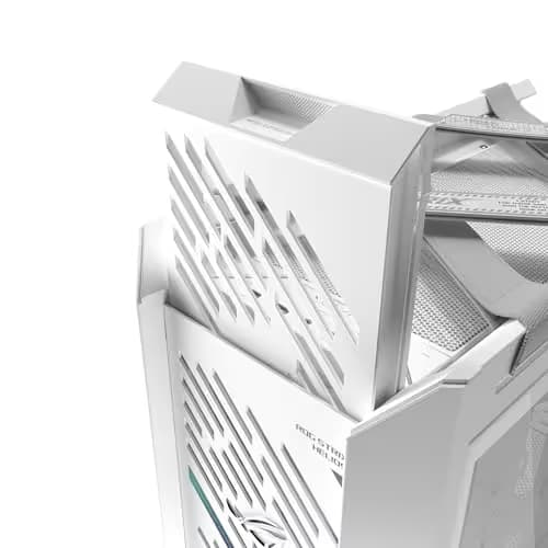 ASUS ROG Strix Helios II White Edition EATX mid-Tower Gaming PC case image