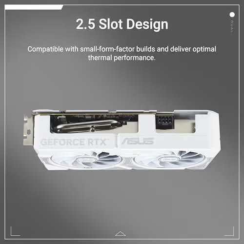 ASUS Dual GeForce RTX 5060 Ti 16GB GDDR7 White OC Edition image