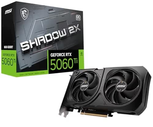 MSI GeForce RTX 5060 Ti 8G SHADOW 2X OC PLUS GDDR7 main image