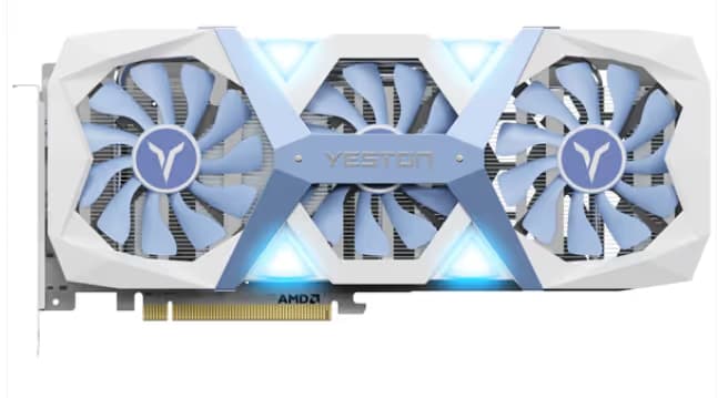 Yeston Game Ace Radeon RX 9060 XT 8GB GDDR6 White/Purple main image