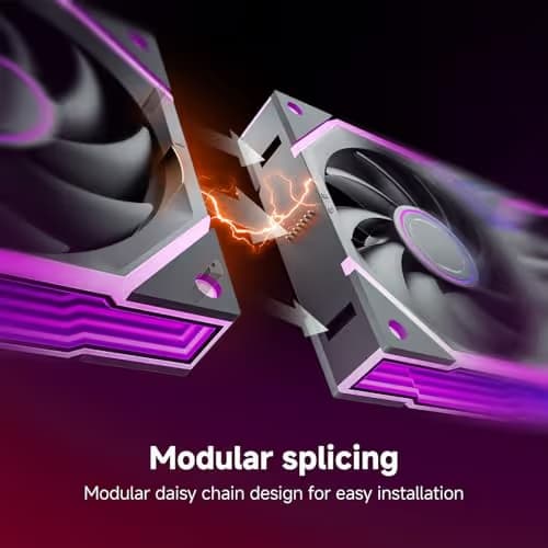 Asiahorse NYOTA Ultra 120mm Daisy Chain PWN Fans(3-Pack) Black image
