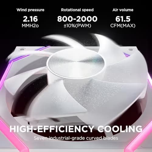 Asiahorse NYOTA 120mm Case Fan White image