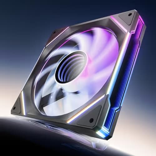 AsiaHorse Amici 140mm ARGB PC Case Fan Black main image
