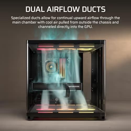 Corsair AIR 5400 LX-R RGB iCUE LINK Black image