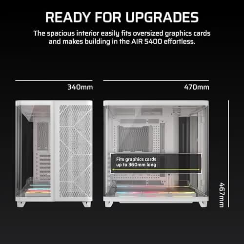 Corsair AIR 5400 LX-R RGB iCUE LINK White image