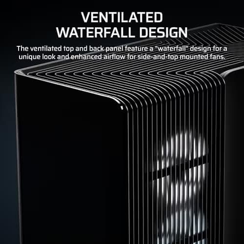 Corsair FRAME 4500X LX-R RGB iCUE LINK Panoramic Glass Mid-Tower PC Case Black image