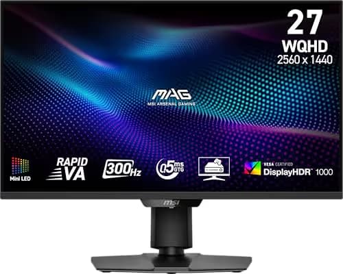 MSI MAG 274QPF X30MV 27" WQHD Rapid VA w/ Mini LED image
