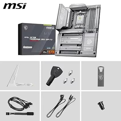 MSI MAG X870E TOMAHAWK MAX WIFI PZ AM5 AMD X870E Back Connect Motherboard image