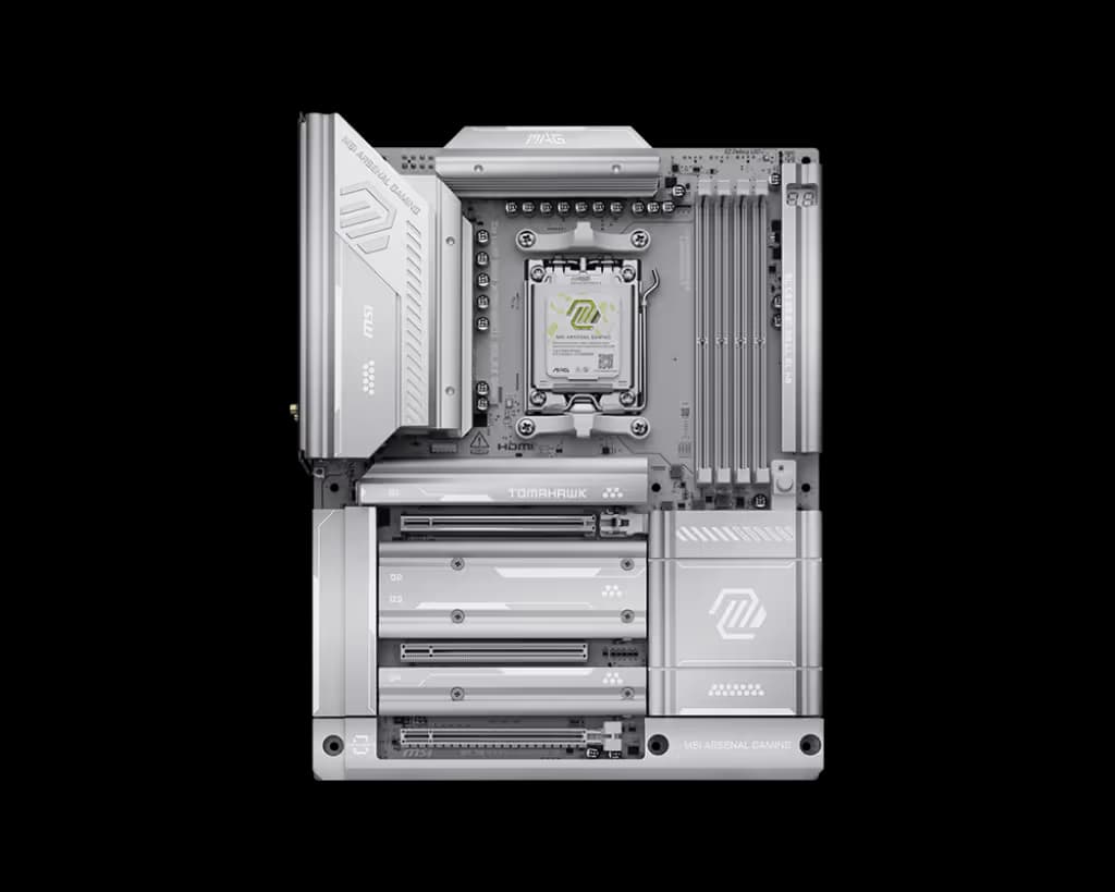 MSI MAG X870E TOMAHAWK MAX WIFI PZ AM5 AMD X870E Back Connect Motherboard image