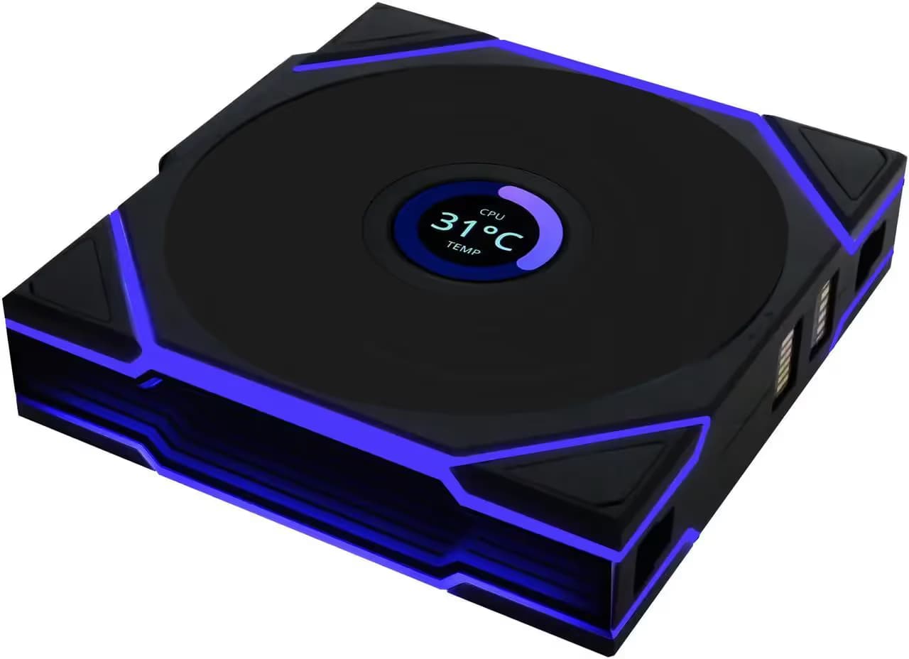 Lian Li UNI FAN TL LCD Wireless 120mm Black image