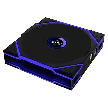 Lian Li UNI FAN TL LCD 120mm Black main image