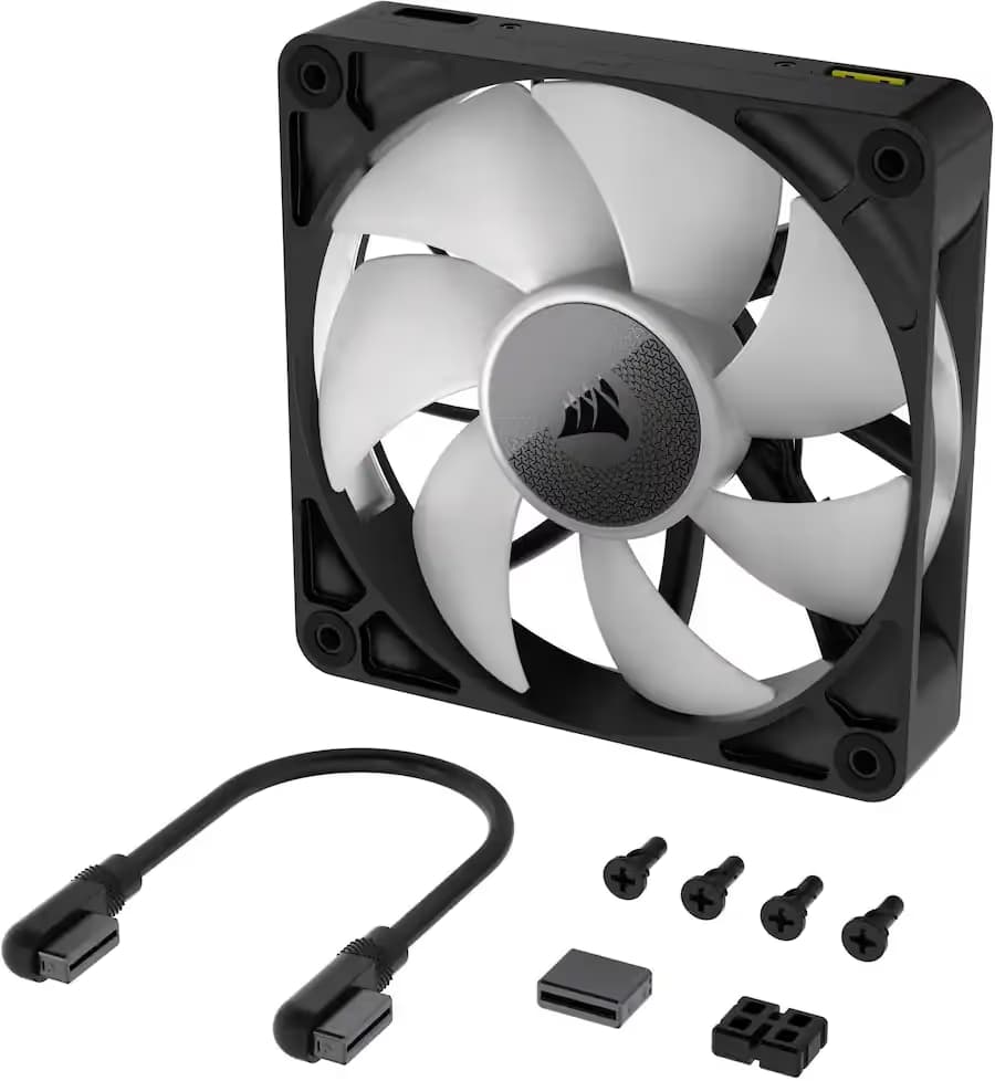 iCUE LINK RX120 RGB 120mm PWM Single Fan Black image