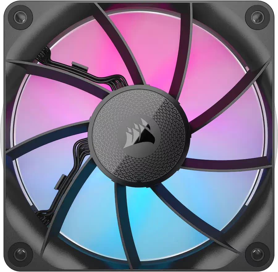 iCUE LINK RX120 RGB 120mm PWM Single Fan Black image