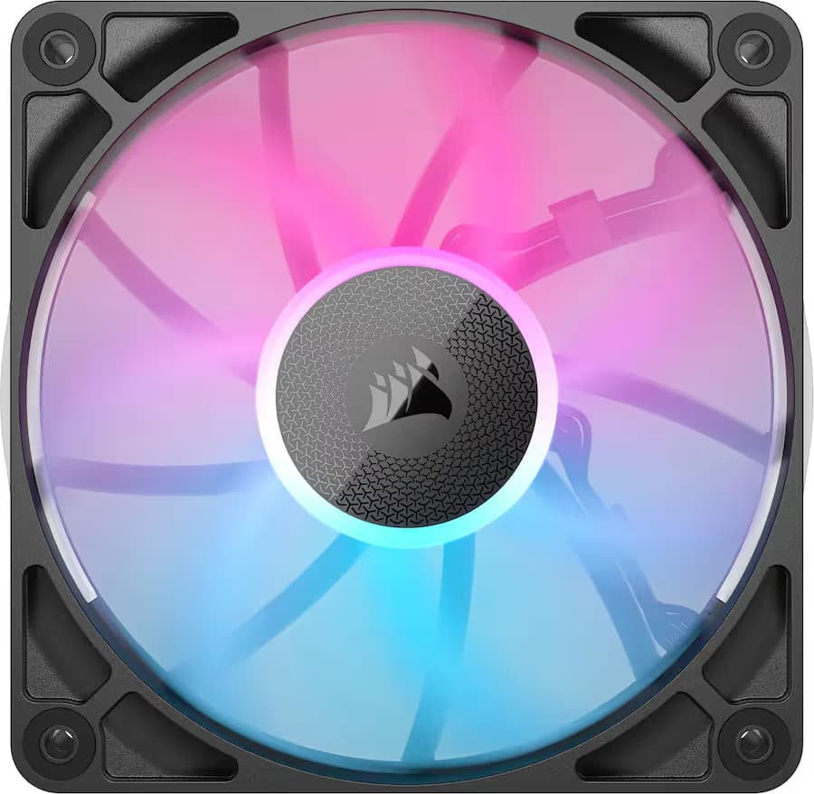 iCUE LINK RX120 RGB 120mm PWM Single Fan Black image