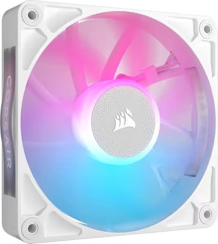 Corsair iCUE LINK RX120 RGB 120mm PWM Single Fan White main image