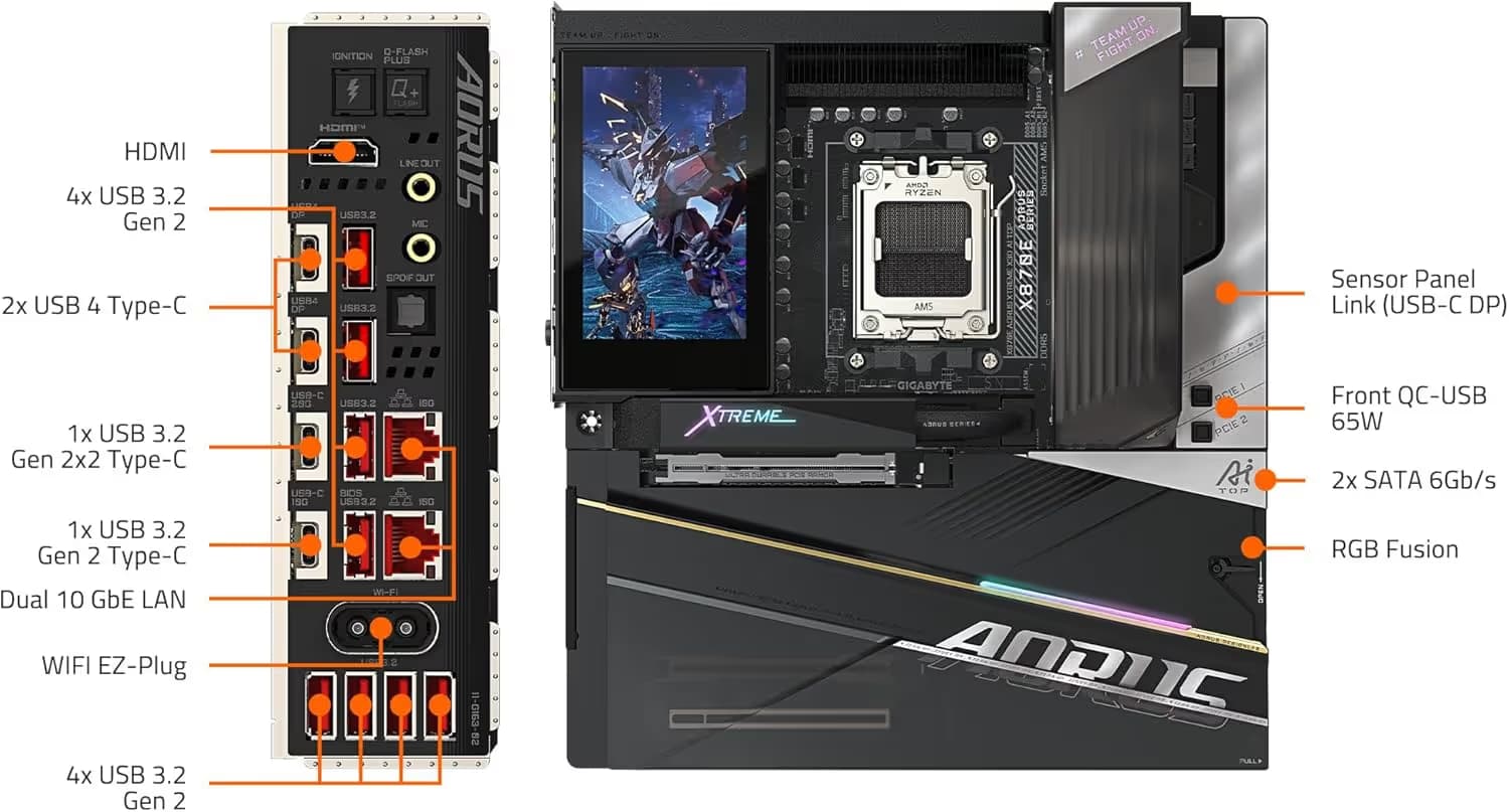 Gigabyte X870E AORUS XTREME X3D AI TOP image
