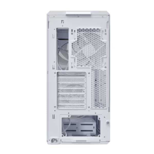 Lian Li LANCOOL 217 INF Infinity Mirror Computer Case, Mid-Tower ATX PC Case w/ 3 Pre-Installed Fans, 2x170mm ARGB Fans, 1x140mm, Front Mirror Glass Panel, Optimized Airflow - White (LANCOOL 217INFW) image