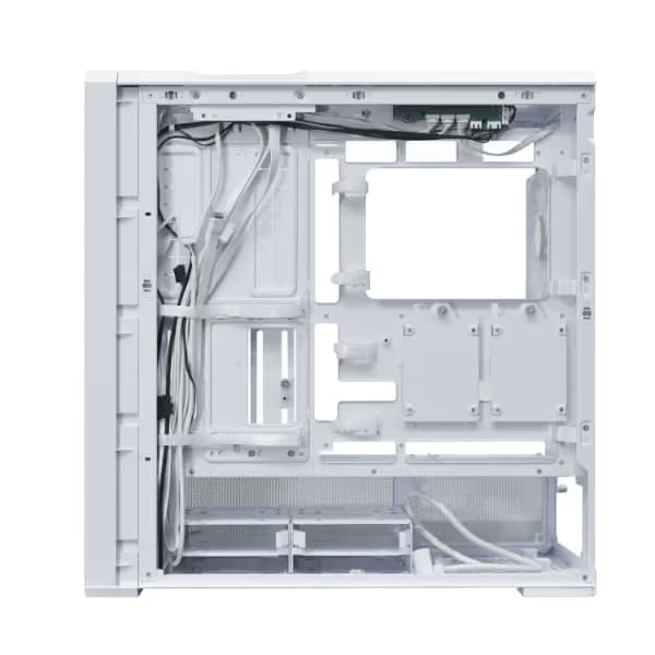 Lian Li LANCOOL 217 INF Infinity Mirror Computer Case, Mid-Tower ATX PC Case w/ 3 Pre-Installed Fans, 2x170mm ARGB Fans, 1x140mm, Front Mirror Glass Panel, Optimized Airflow - White (LANCOOL 217INFW) image