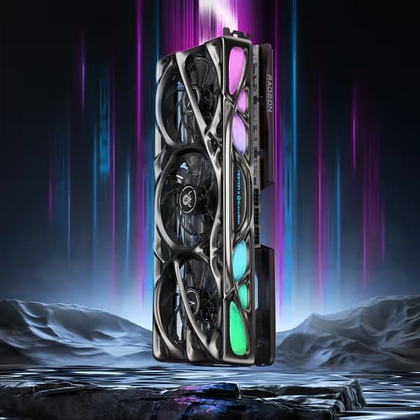 Yeston x GravaStar AMD RADEON RX 9070 XT 16G GDDR6 Mercury Nova OC image