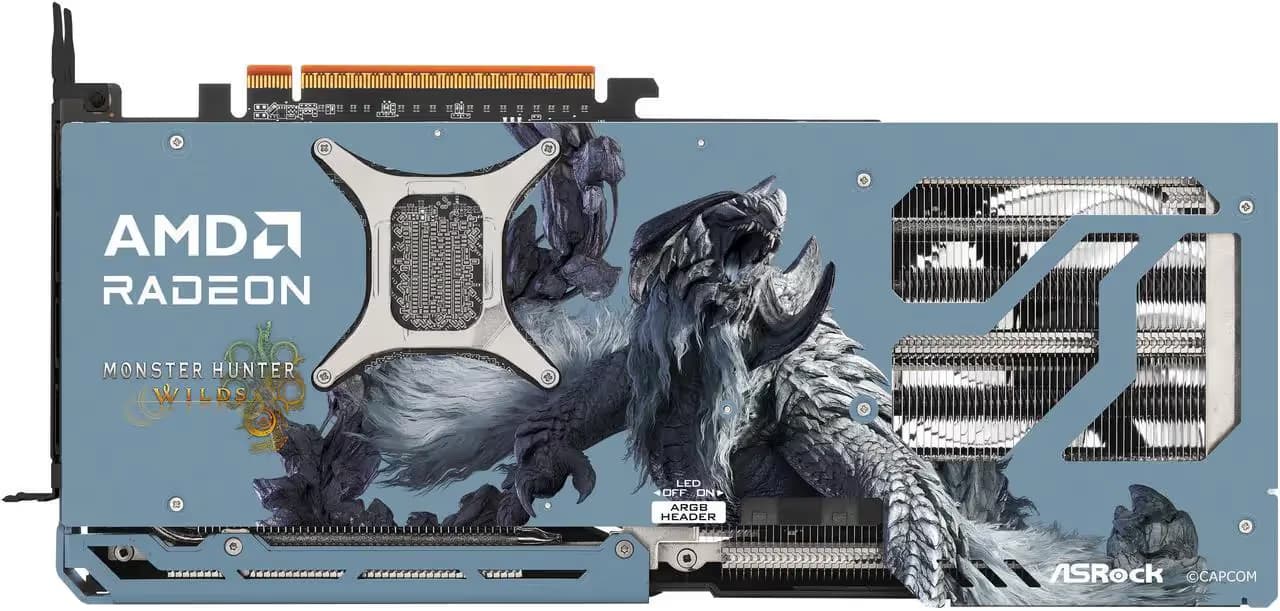 AsRock Radeon RX 9070 XT Monster Hunter Wilds Edition 16GB image