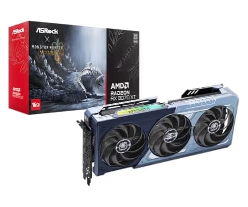 ASRock AMD Radeon RX 9070 XT Monster Hunter Wilds Edition 16GB GDDR6 main image