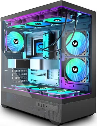 KEDIERS G7 Black 5 ARGB Fans image