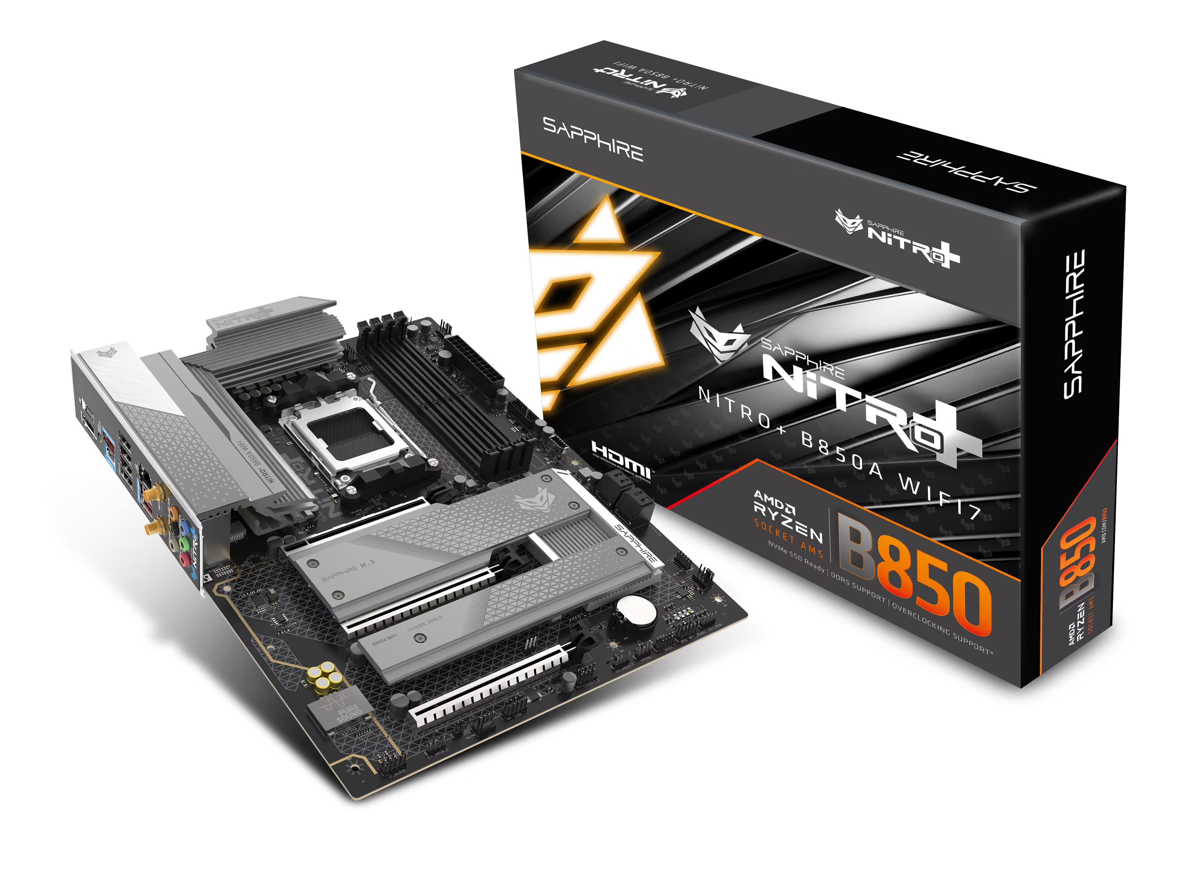 Sapphire NITRO+ B850A WIFI 7 image