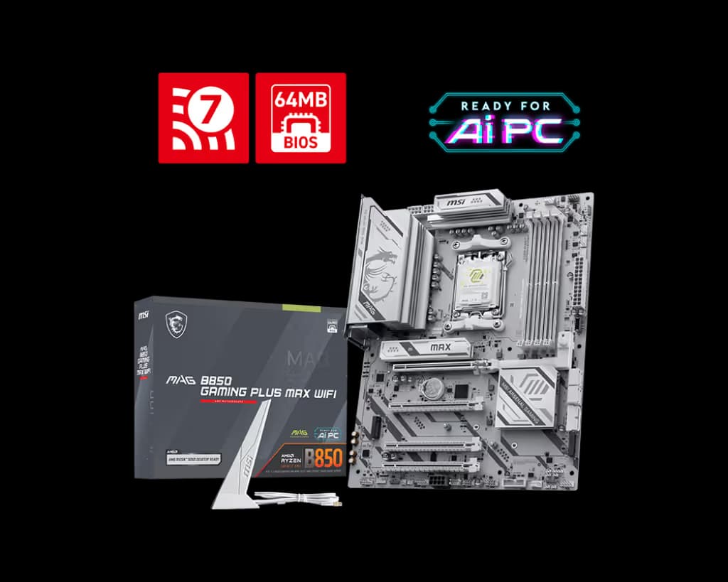 MSI MAG B850 GAMING PLUS MAX WIFI image