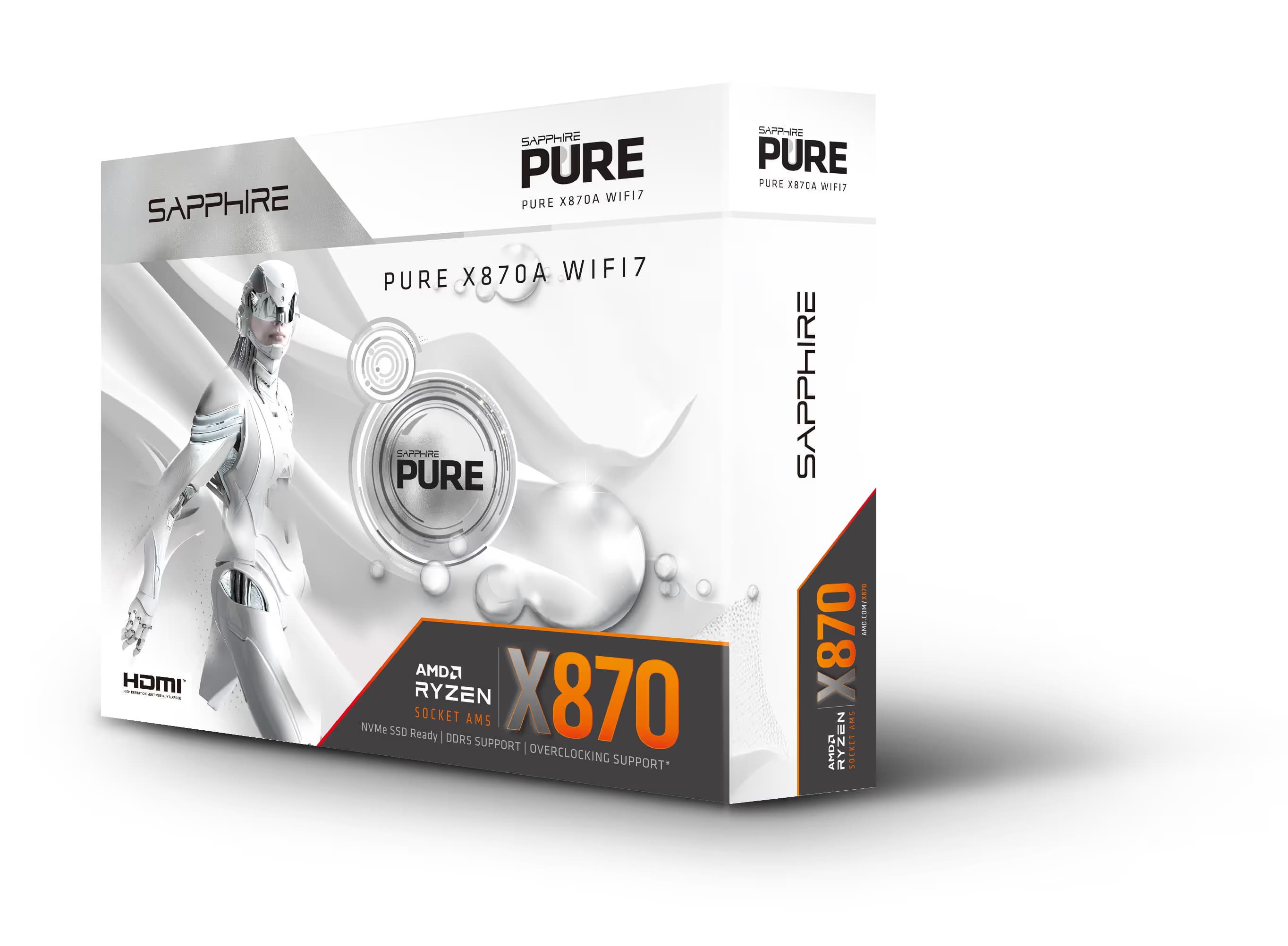 SAPPHIRE PURE X870A WIFI 7 image