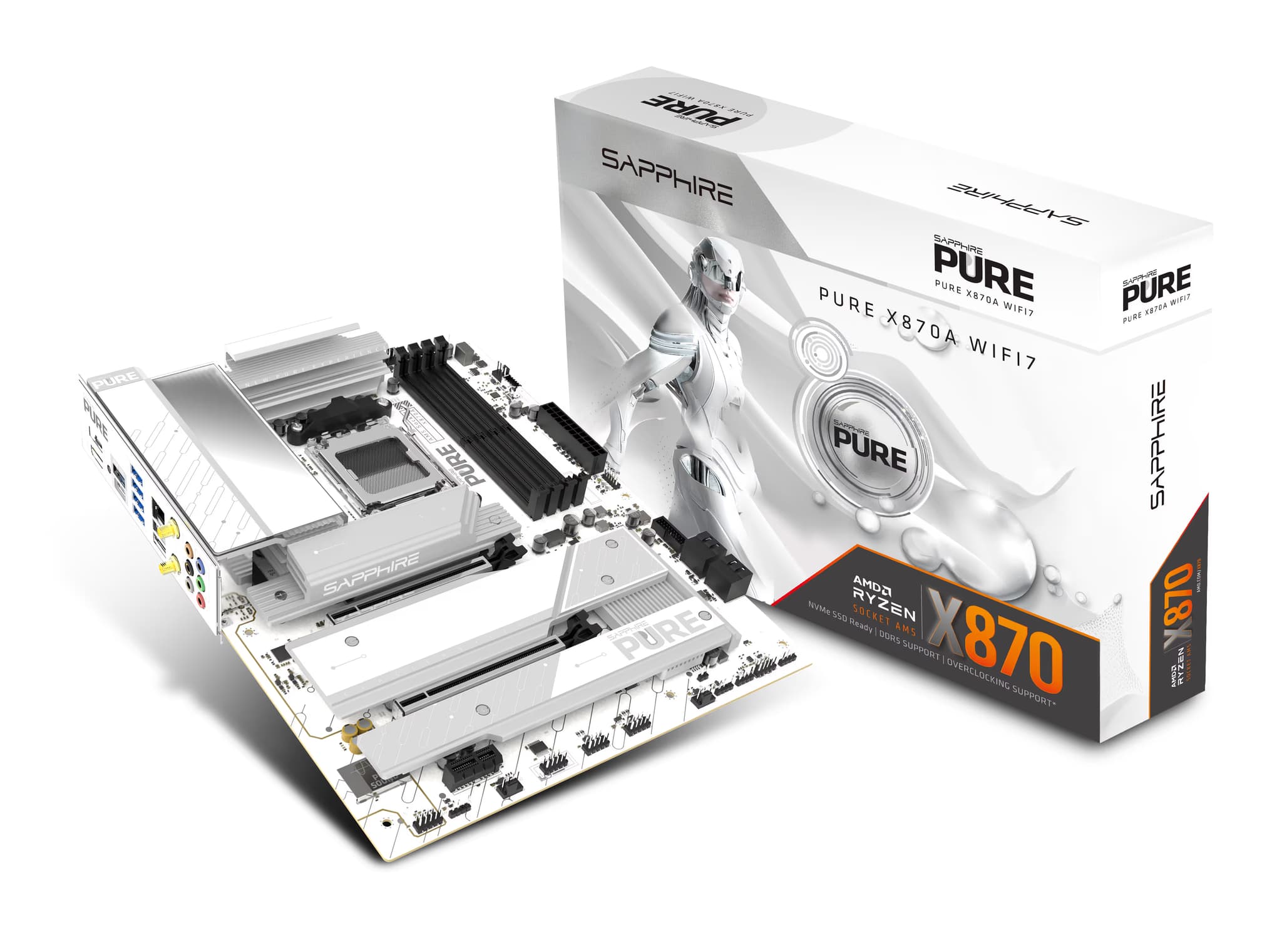SAPPHIRE PURE X870A WIFI 7 main image