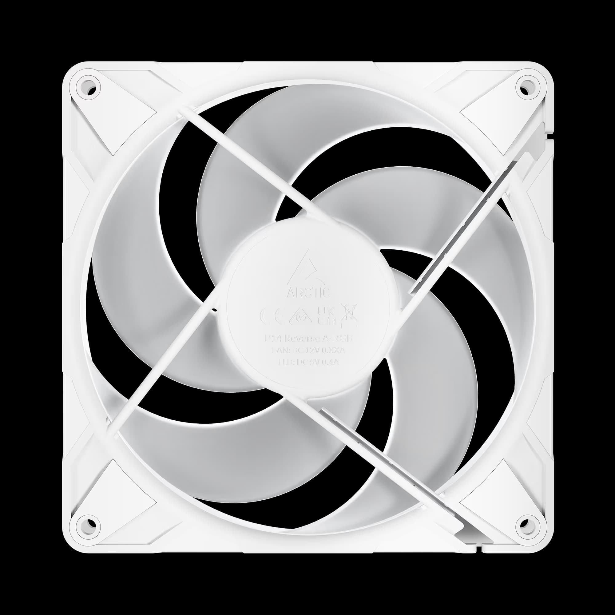 Arctic P14 Pro Reverse ARGB White image