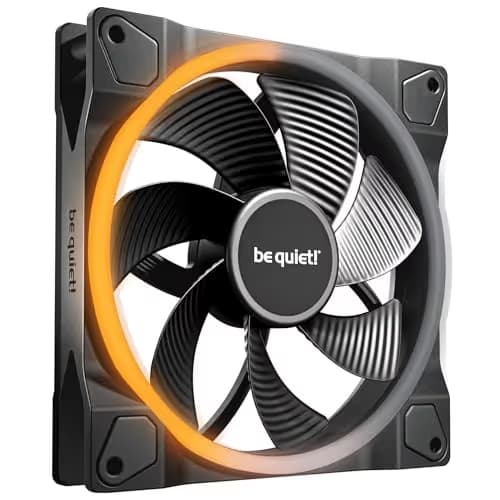 be quiet! LIGHT WINGS 140mm PWM Reverse ARGB Black main image