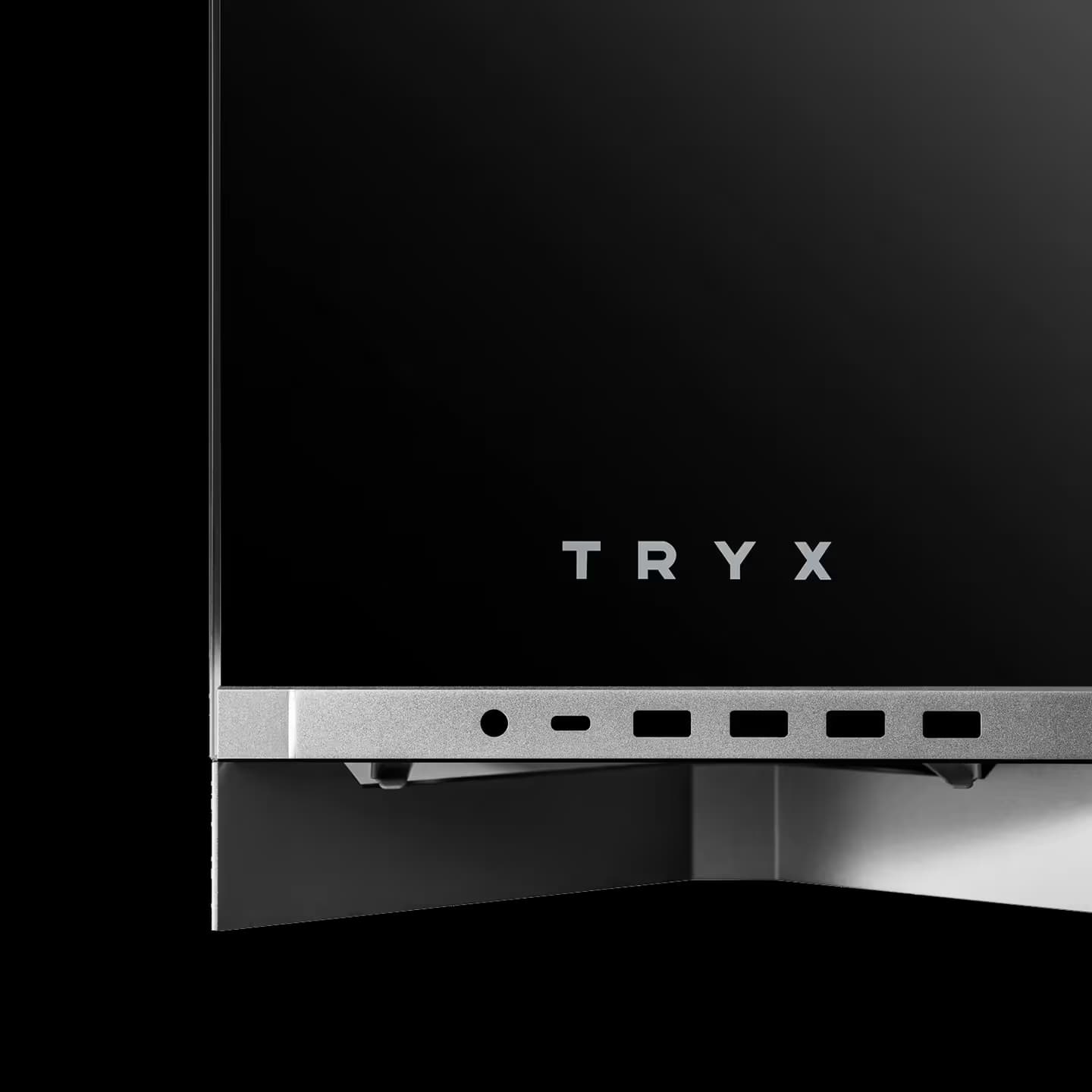 TRYX LUCA L70 White ATX PC Case Panoramic Glass with Front Panel ATX Case Bottom Mount PSU White image
