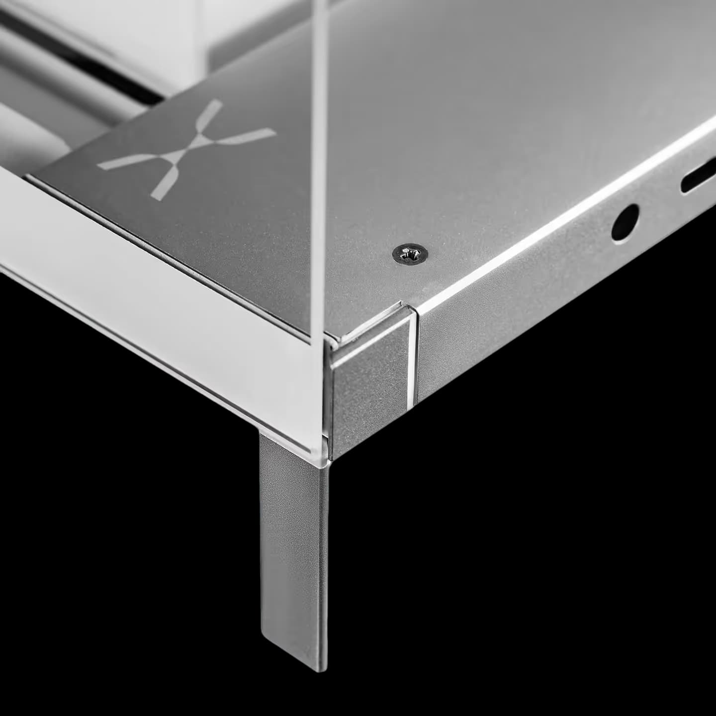 TRYX LUCA L70 White ATX PC Case Panoramic Glass with Front Panel ATX Case Bottom Mount PSU White image