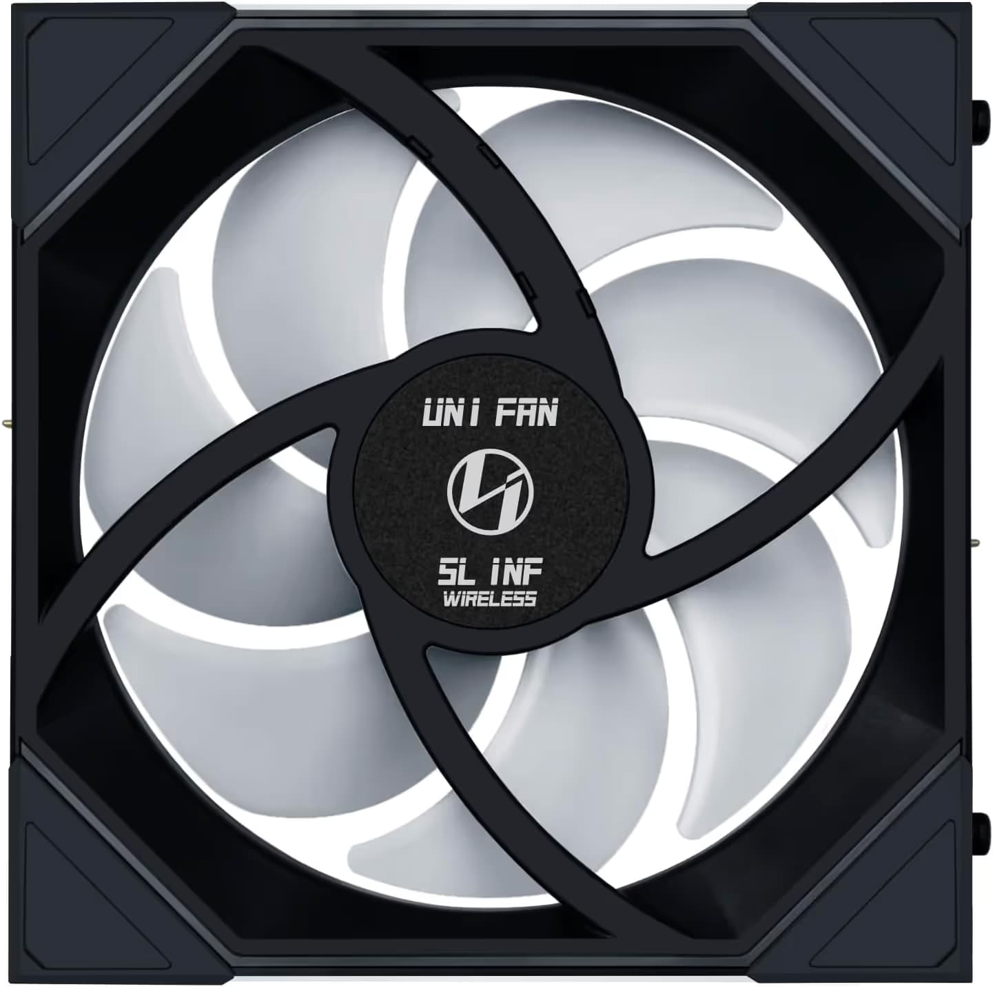 Lian Li UNI FAN SL-INF 140mm Black ARGB PWM Wireless Reverse image