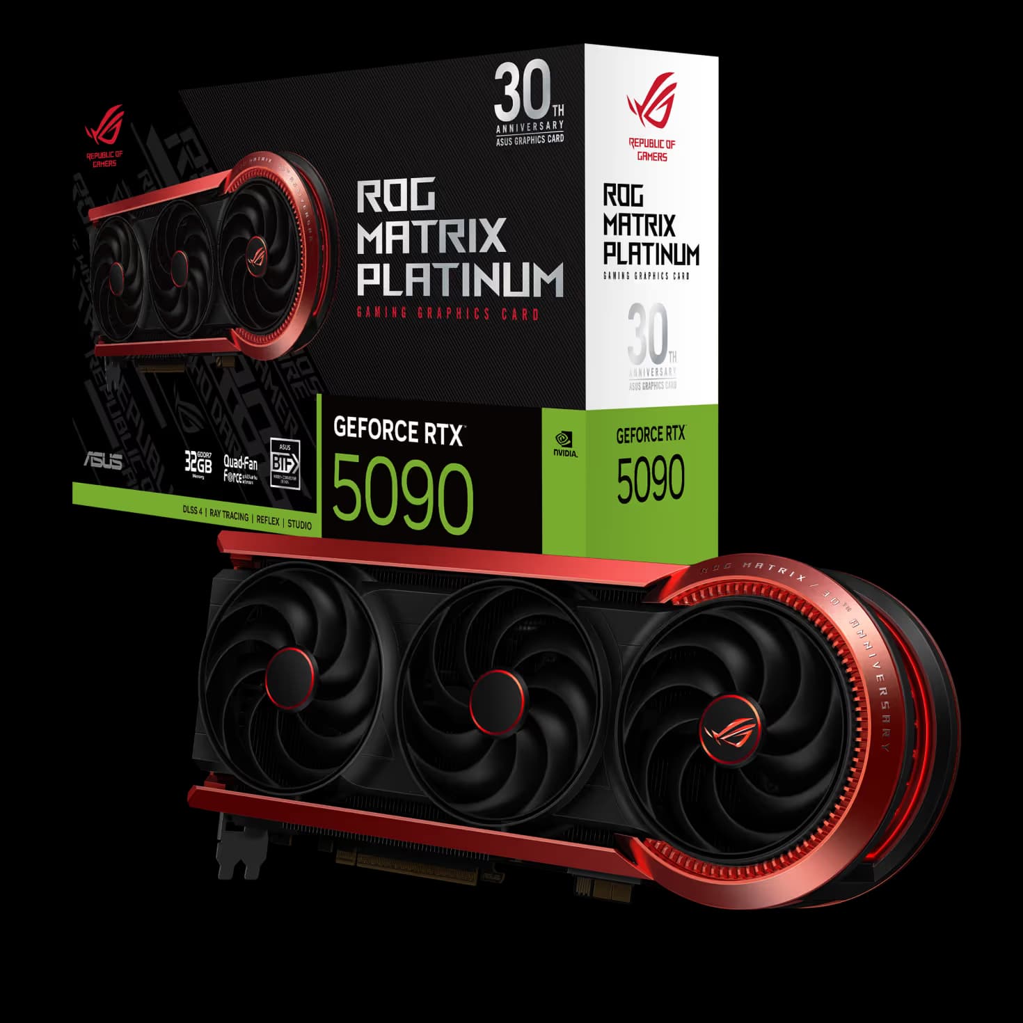 Asus GeForce RTX 5090 ROG Matrix Platinum 30th Anniversary Edition 32GB GDDR7  image
