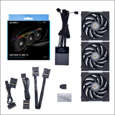 Lian Li UNI FAN TL 120mm Black RGB 3-Pack image