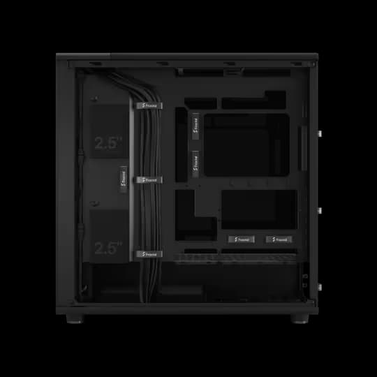 Fractal Design North XL Momentum Edition Black ATX Full TowerChassis with Blackened Oak Front and TG Side Panel Mid Tower PC Case image