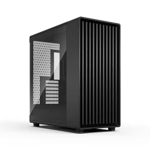 Fractal Design North XL Momentum Edition Black ATX Full TowerChassis with Blackened Oak Front and TG Side Panel Mid Tower PC Case main image