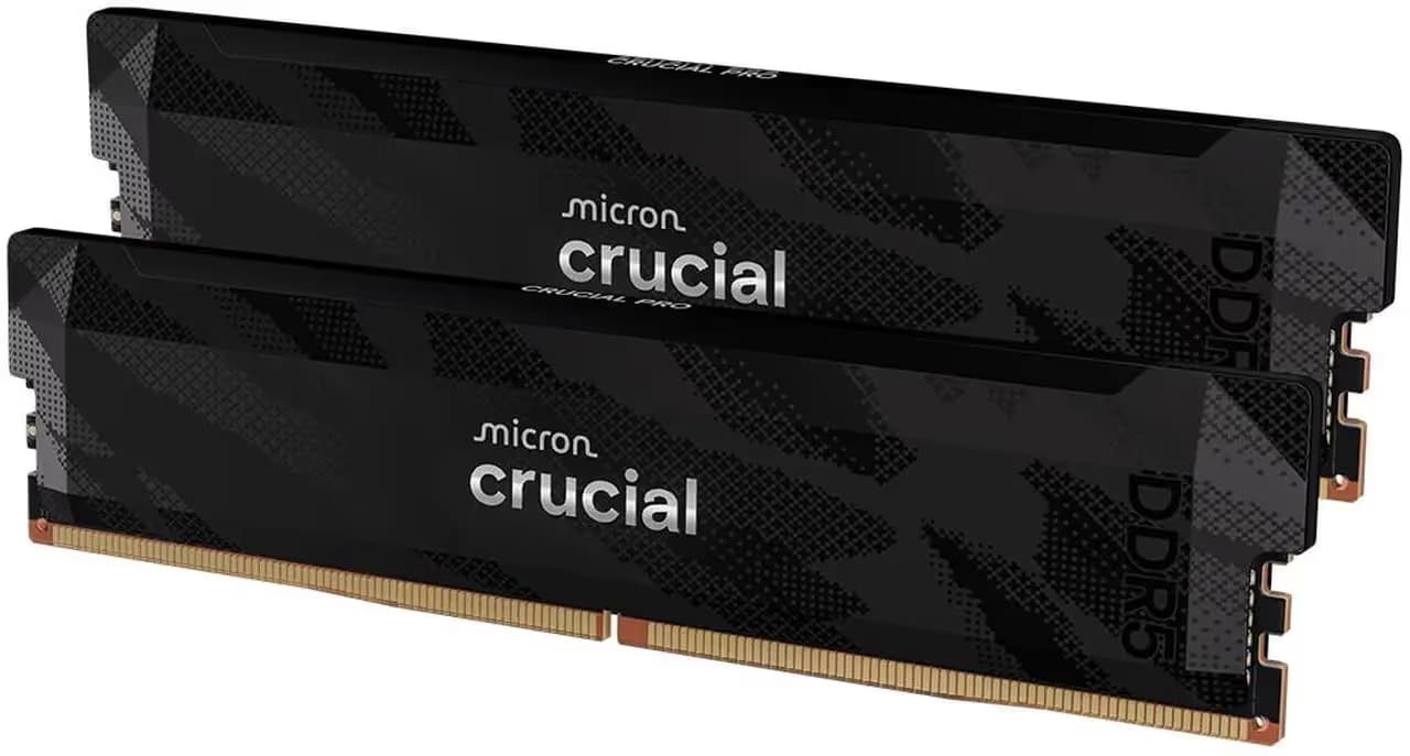 Crucial Pro Overclocking 32GB (2x16) DDR5 6400 CL32 Black image