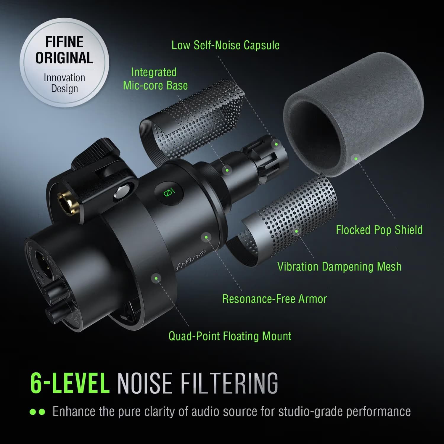 FIFINE AmpliTank K688 USB/XLR Dynamic Microphone image