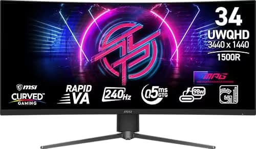 MSI MPG 346CQRF X24 Curved Gaming Monitor image