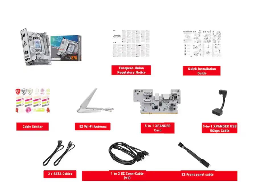 MSI MPG X870I EDGE TI EVO WIFI image