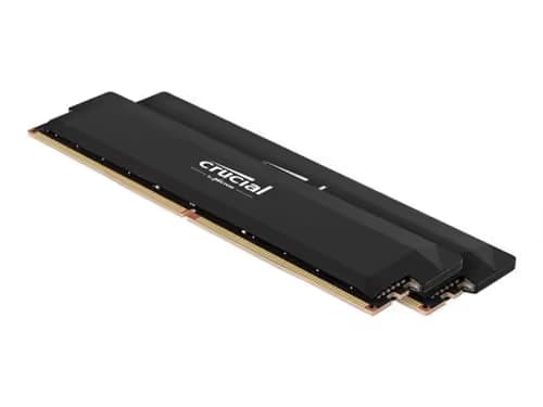 Crucial Pro DDR5-6400 CL38 32GB Kit (16GBx2) UDIMM: OC Gaming Memory Black main image