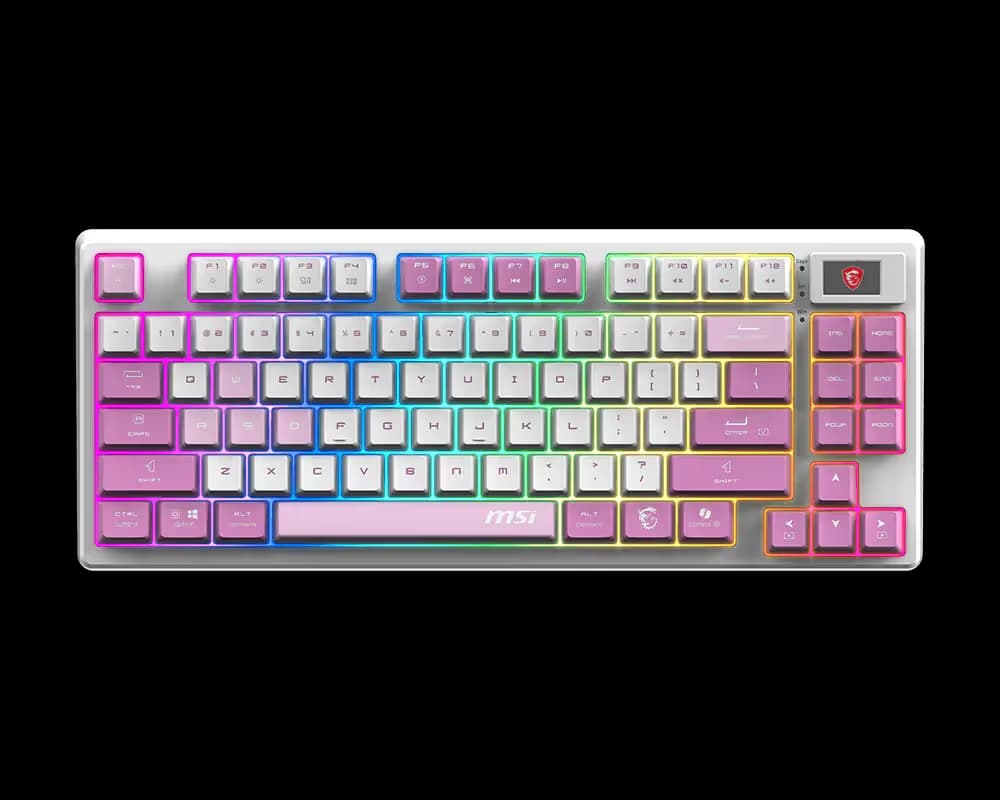 MSI FORGE GK600 TKL VIOLET Wireless Gaming Keyboard main image