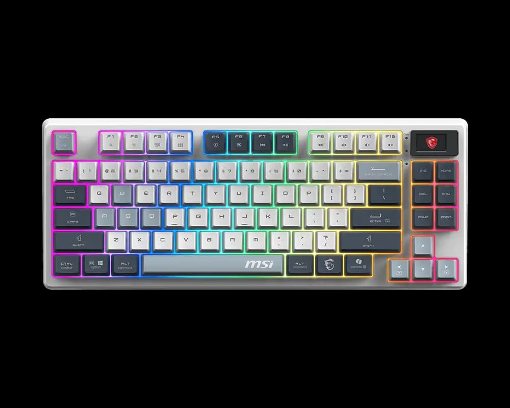 MSI FORGE GK600 TKL SKY Wireless Gaming Keyboard image