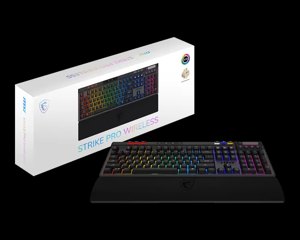 MSI STRIKE PRO Wireless Gaming Keyboard image