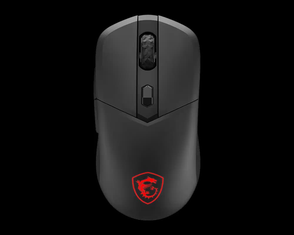 MSI VERSA 300 Elite Wireless Black Gaming Mouse image