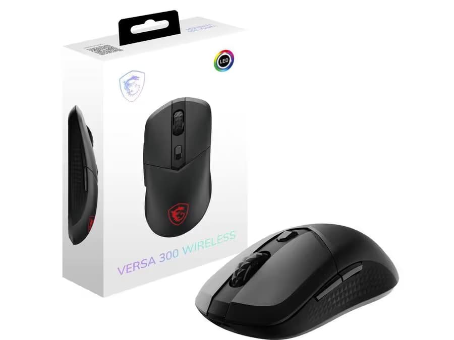 MSI VERSA 300 Wireless Gaming Mouse Black image
